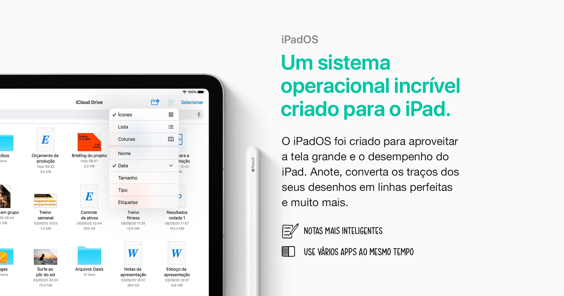 iPad Air 10,9 4ª geração Apple Wi-Fi 64GB - Azul-céu